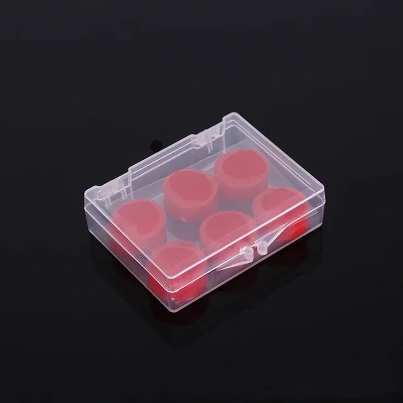 Silicone Ear Plugs Sound Insulation - 6 Pcs