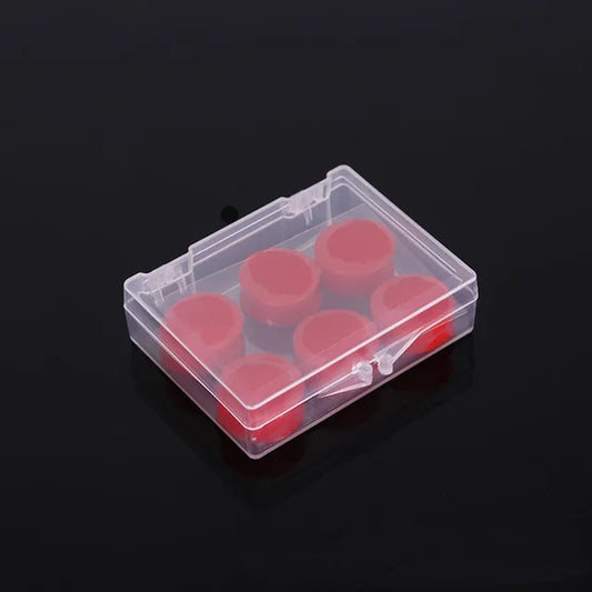 Silicone Ear Plugs Sound Insulation - 6 Pcs