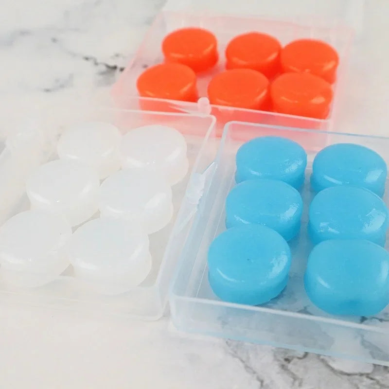 Silicone Ear Plugs Sound Insulation - 6 Pcs