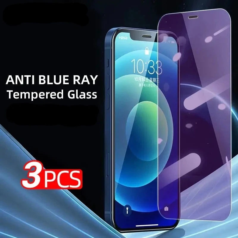 Anti-Blue Light iPhone Screen Cover - 2 or 3 pieces